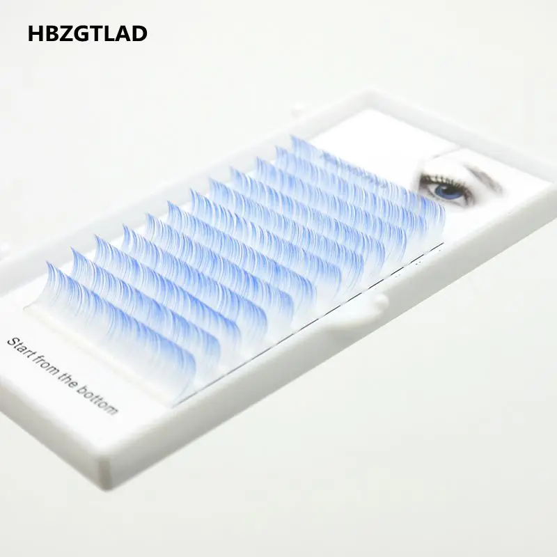 Ресницы HBZGTLAD накладные C/D индивидуальные 0 07/0 1 мм 8-14 | Красота и здоровье