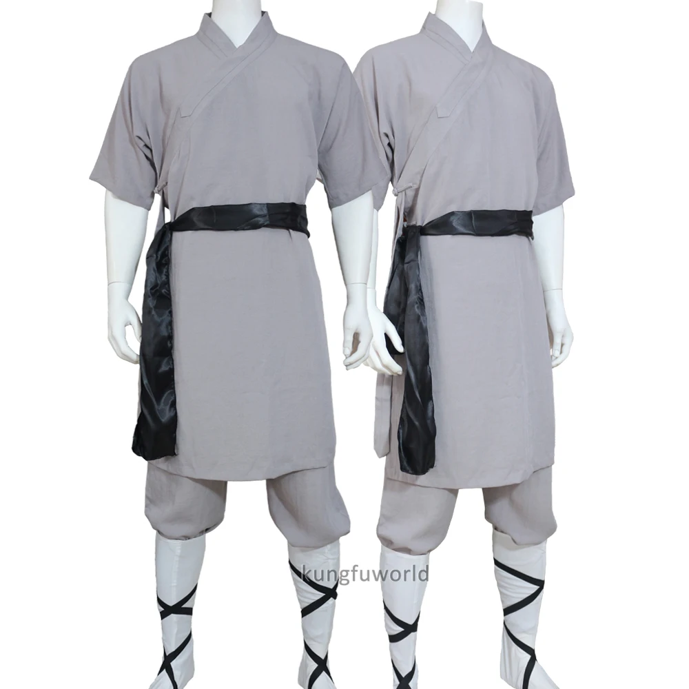 Shaolin Monk мантия для кунг-фу боевое искусство форма Тай Чи ушу крыло костюм вин-Чунь
