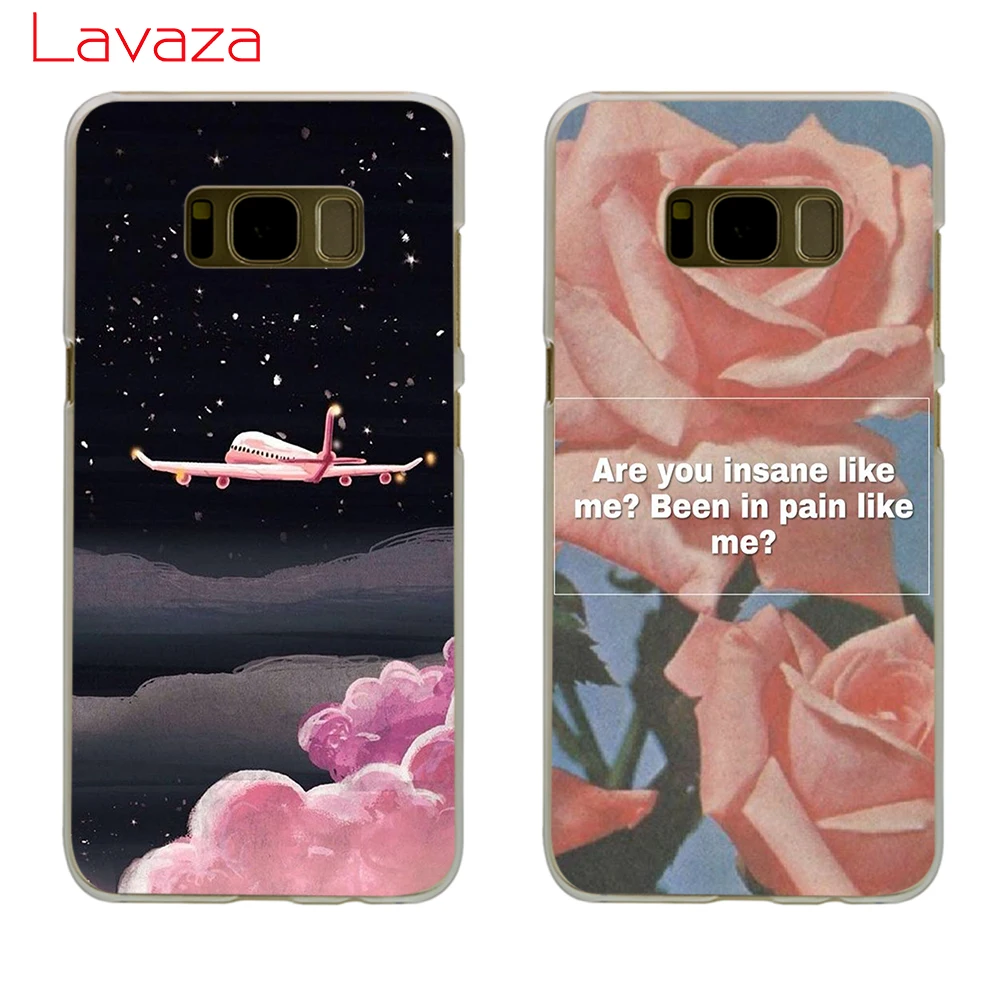 Розовый эстетический жесткий чехол для телефона Lavaza Samsung Galaxy A10 A30 A40 A50 A70 M10 M20