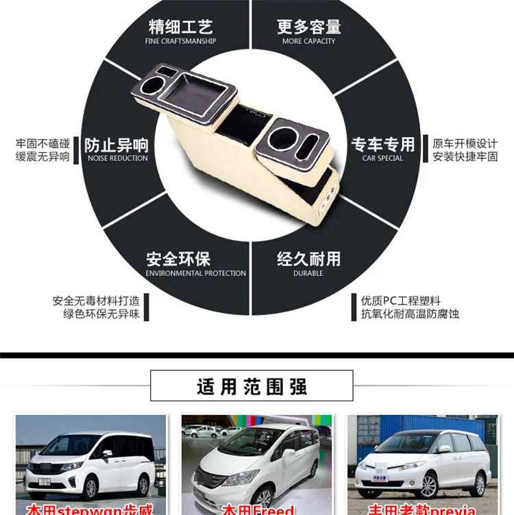 Для Toyota wish row передние перила коробка набор общий бизнес подлокотник центральный магазин бизнес автомобиль 3th 15CM16CM