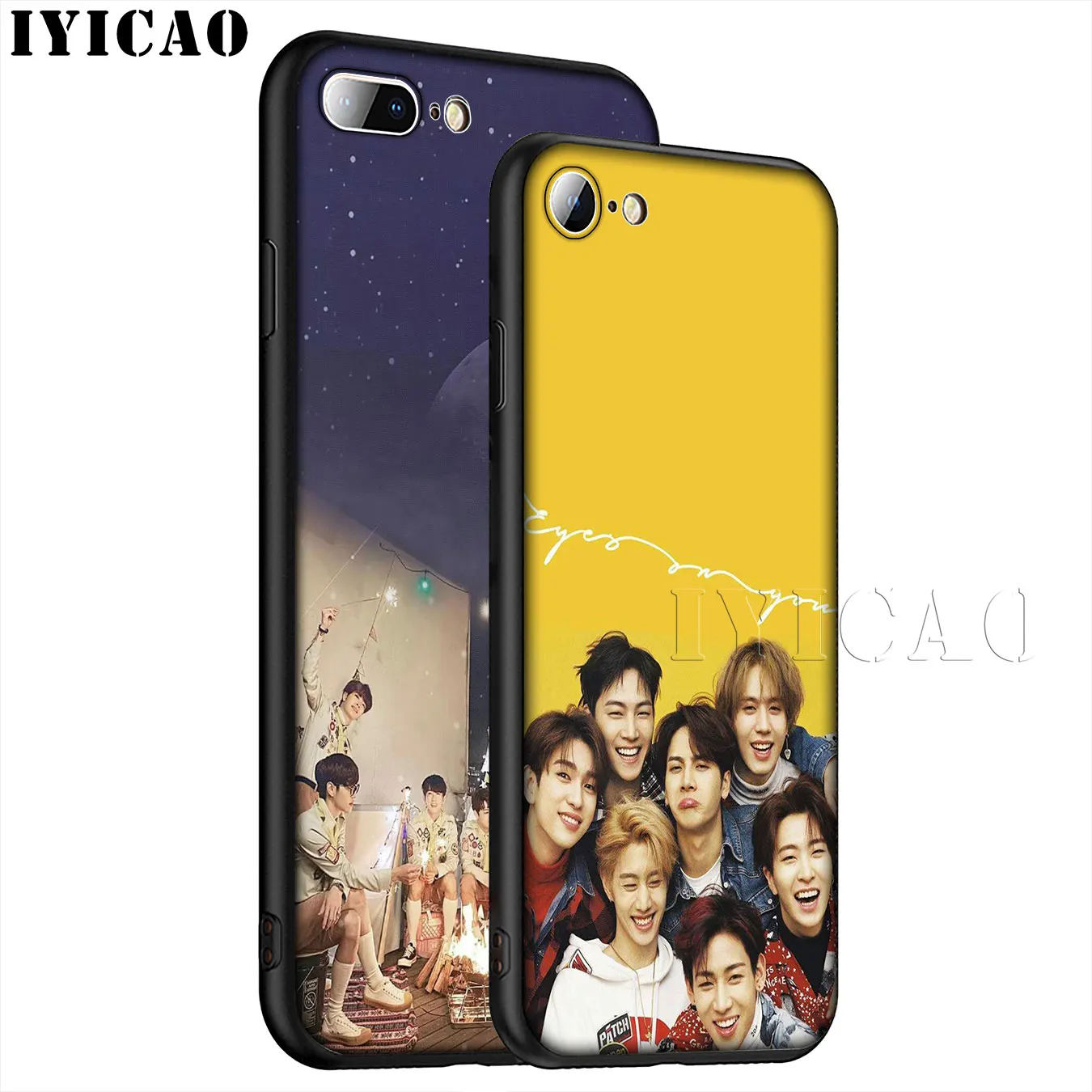 IYICAO Boy Group Kpop GOT7 Customer High Quality Soft Silicone Phone Case for iPhone XR X XS 11 Pro Max 6 6S 7 8 Plus 5 5S SE 10 |