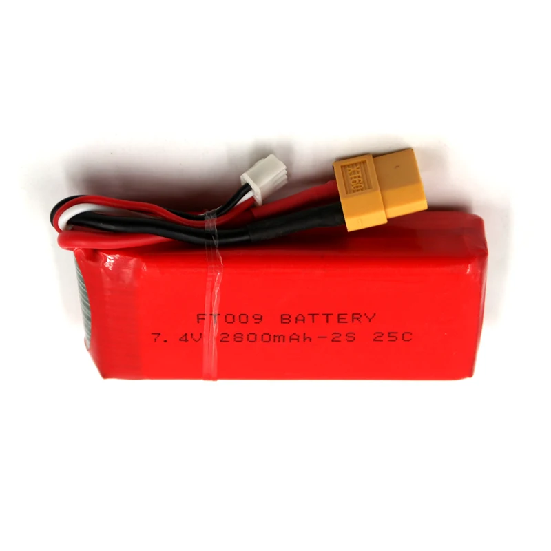 7 4 В 2800 мАч 25C 2 S RC LiPo батарея для FT009 жестокие самолет Quadrotor вертолет беспилотный