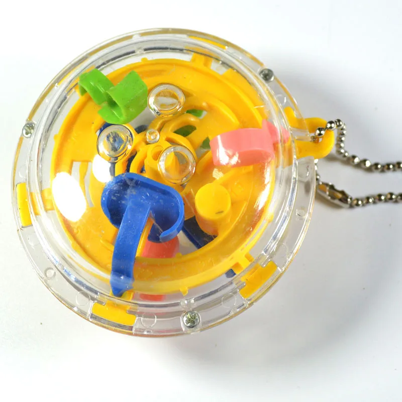 Горячие пластиковые мини 3D магический вращающийся шар лабиринт куб для детей и