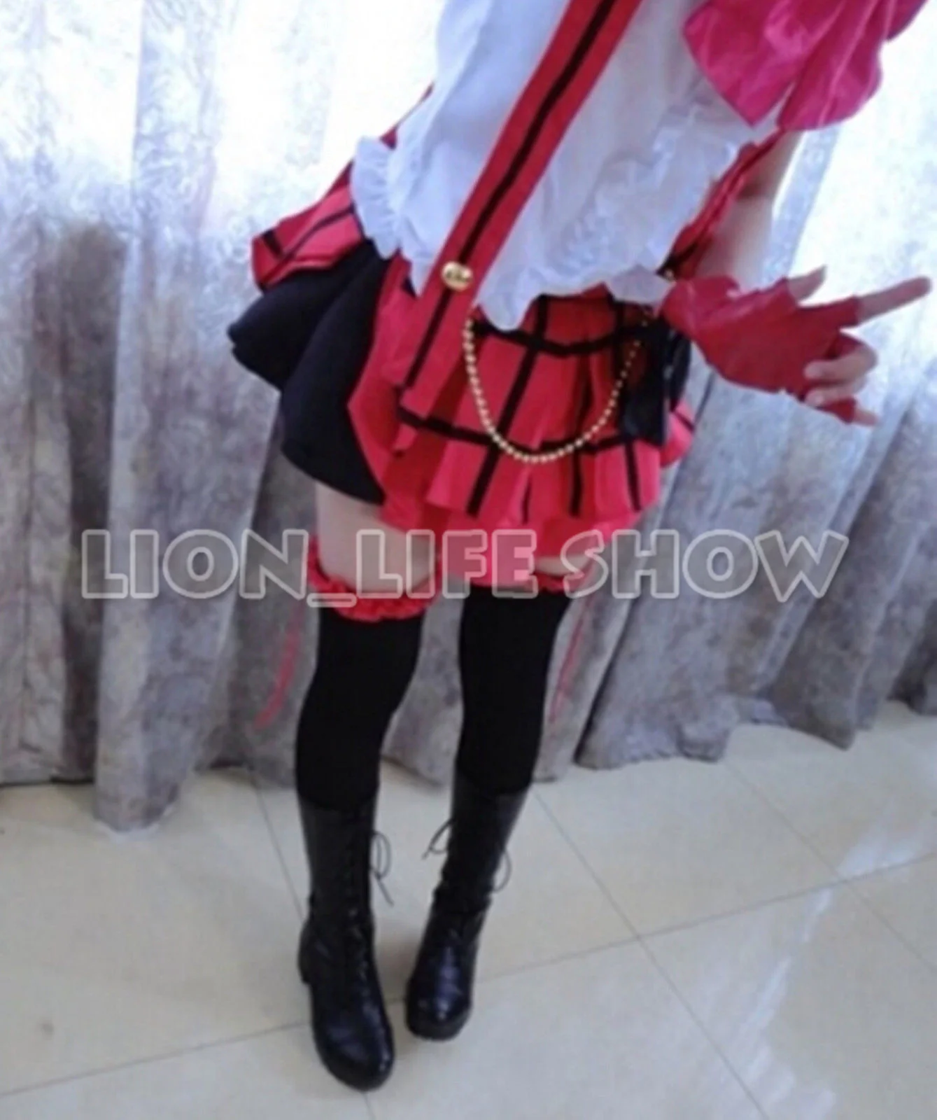 Фото Сапоги для косплея Kaichou Wa Maid-Sama Ayuzawa Misaki Love live, черные, белые №4