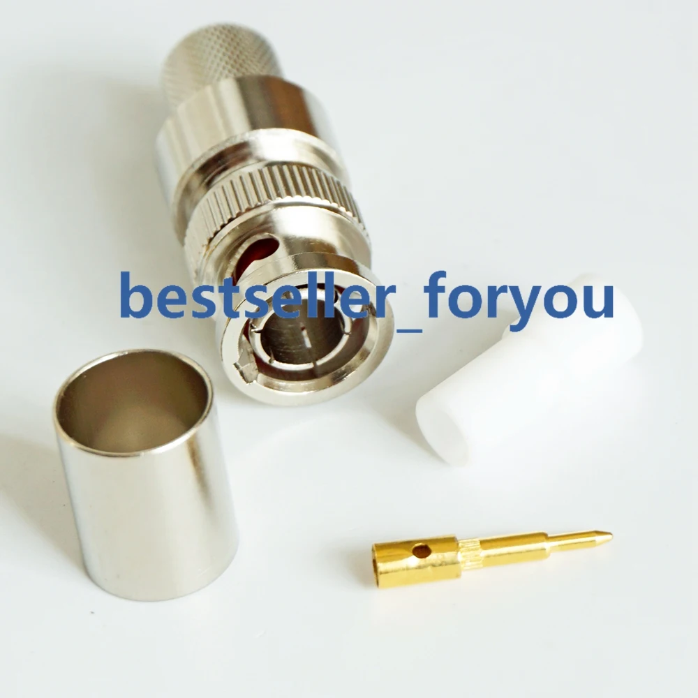 BNC male Q9 plug crimp для RG8 RG213 LMR400 RG214 кабель прямой RF соединитель | Обустройство дома