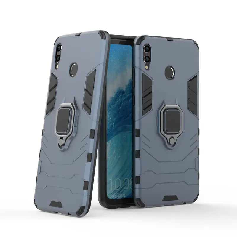 Противоударный чехол для huawei Honor 8X Max 3D Shield PC + силиконовый телефона Fundas