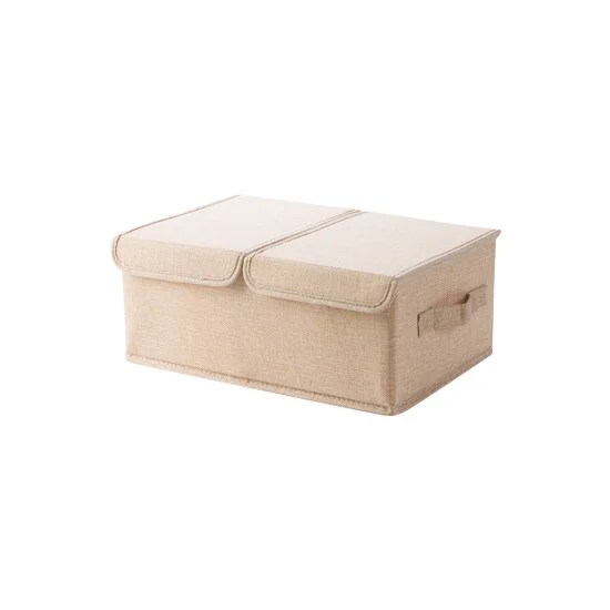 Small Beige Органайзер для ящиков, ящиков для нижнего белья, бюстгальтеров, для домашнего хранения, нетканый органайзер для шарфов, носков и бюстгальтеров, ящик для хранения, органайзер для ящиков - Цвет: Small Beige