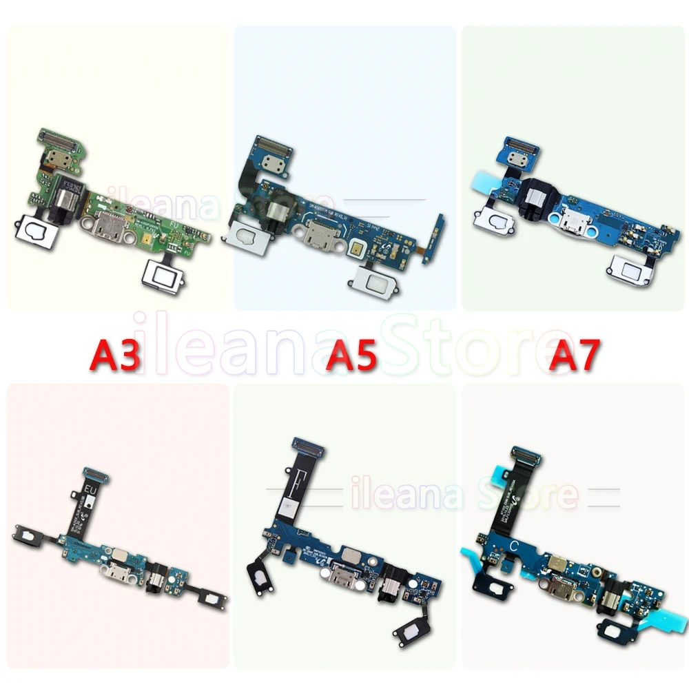 

USB Charging Port Connector Mic Dock Flex Cable For Samsung Galaxy A3 A5 A7 2015 2016 A310 A510 A710 A310F A510F A710F Original