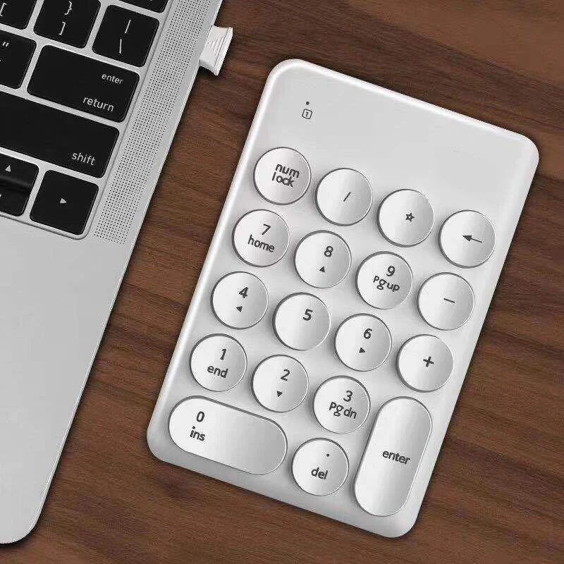 Wireless Mini Keyboard and Mouse Keypad with 18 Round Keys for Laptop PC XJ66 | Компьютеры и офис