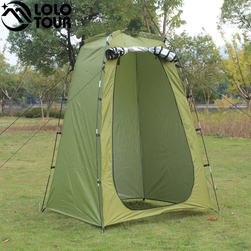 Легкий переносной походный душ тент складной холст для улицы унитаза уединение