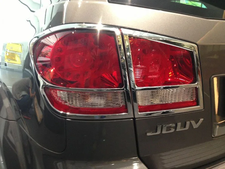 

2PCS Rear Lights Decoration Trim Fit For Dodge 2013 Journey Car Accessories Quality ABS Chrome Decoration Lamp Protector Cover