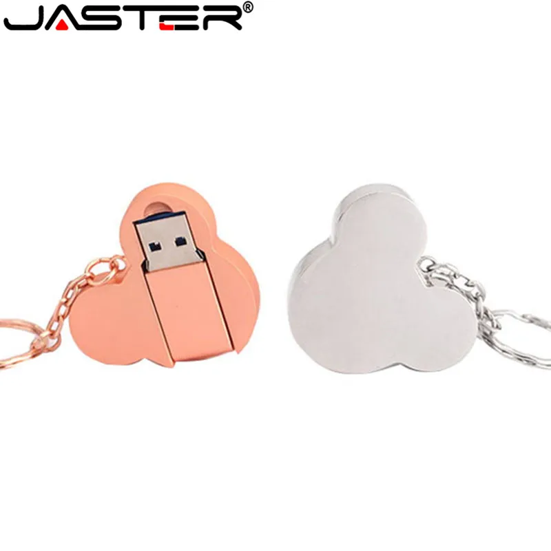 JASTER металлический брелок с Микки-Маусом, USB флеш-накопитель, флешка, 4 ГБ, 8 ГБ, 16 ГБ, 32 ГБ, 64 ГБ, u-диск, флешка, карта памяти, подарок