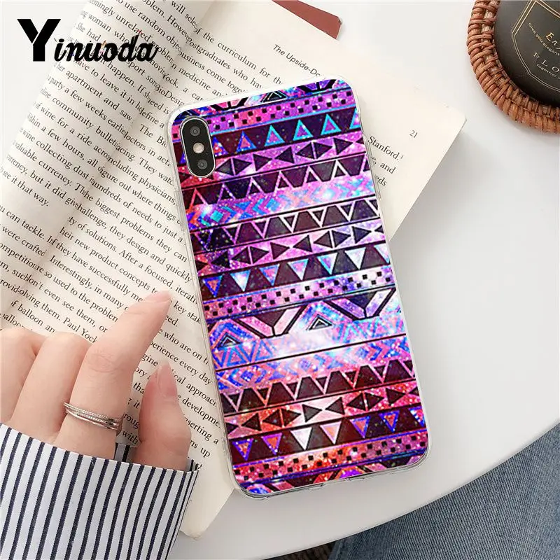 Yinuoda абстрактные красочные треугольники DIY Роскошный Высокий протектор на конце
