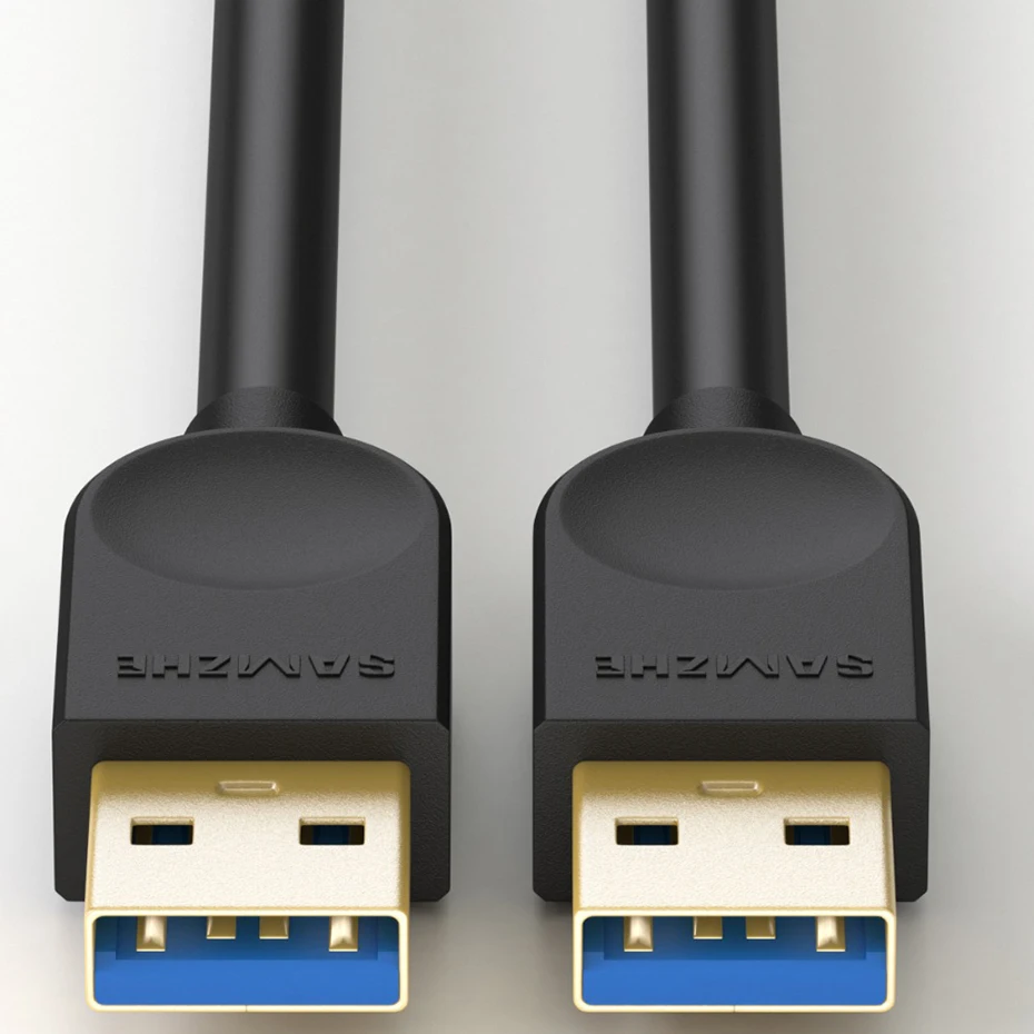 SAMZHE USB к USB 3,0 кабель папа-папа USB3.0 удлинитель супер скорость для радиатора жесткий диск автомобиля MP3 веб-камера цифровая камера