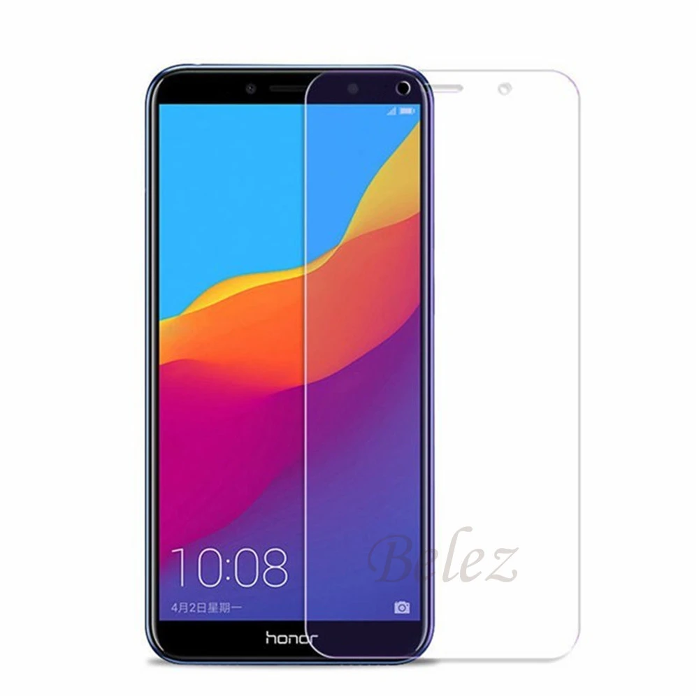 2 шт. закаленное стекло для huawei Honor 7C AUM-L41 Русская версия 5," экран протектор чехол на Honor 7C крышка Стекло защитный
