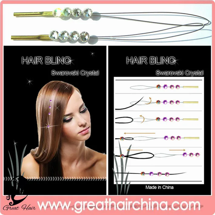 Наращивание волос аксессуары мода волосы ювелирные изделия 80 упак. 8 яркие цвета