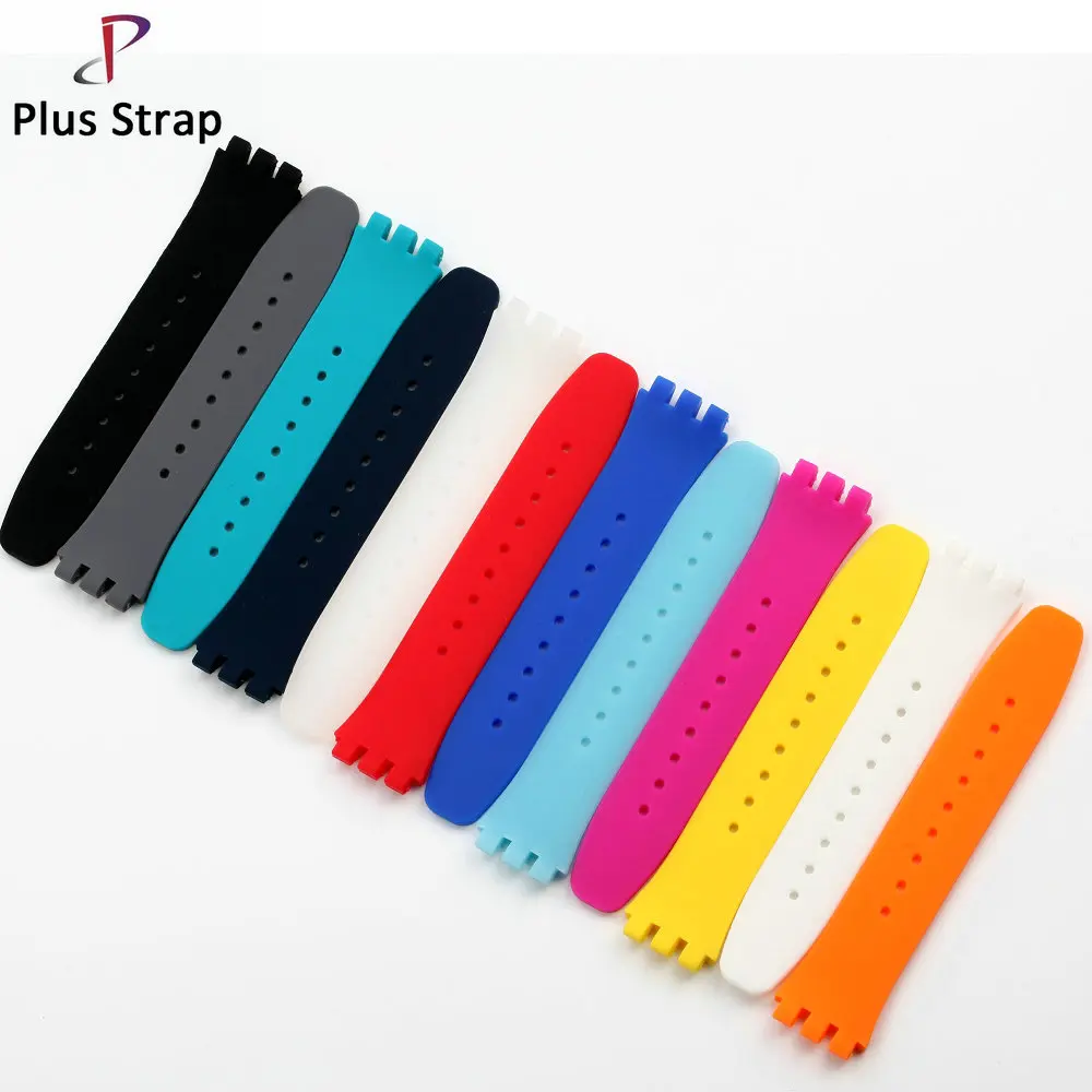 Смешанный цвет ремешок для часов Swatch susb401 штырь на замену Пряжка 20 мм силиконовая
