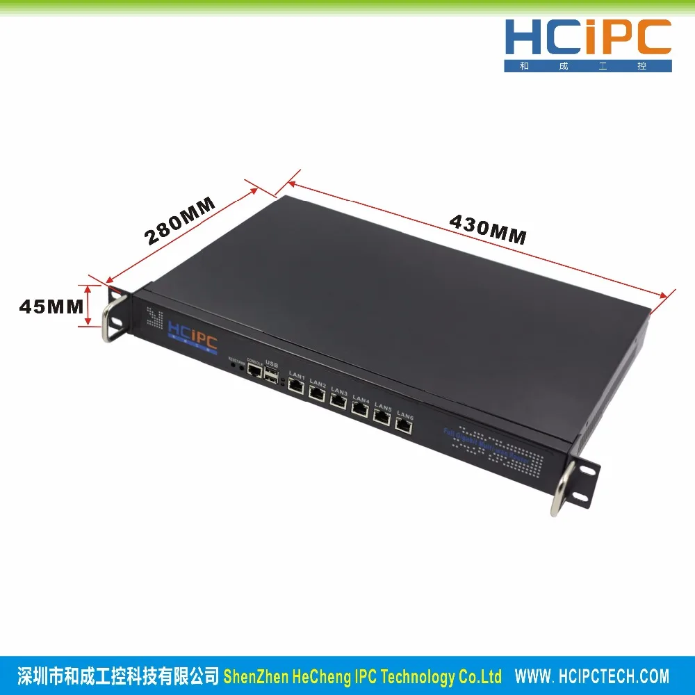 HCiPC B205-1 HCL-SB75-6LB, BareBone, LGA1155 B75 82583V 6LAN мини брандмауэр Barebone, 6LAN мини маршрутизатор, Мини ПК, 4LAN материнская плата