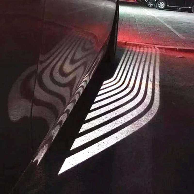 2PC car shape Universal Angel Wing LED Welcome Light Carpet Floor Project Illumination Kit | Автомобили и мотоциклы