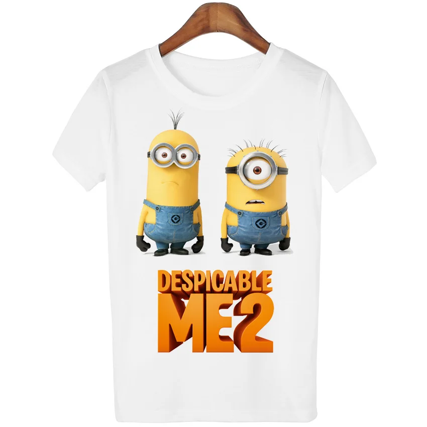 Рождественская женская футболка с коротким рукавом, Camisetas Mujer, футболки с миньонами, Студенческая блузка, футболки WMT72 - Цвет: Color 7