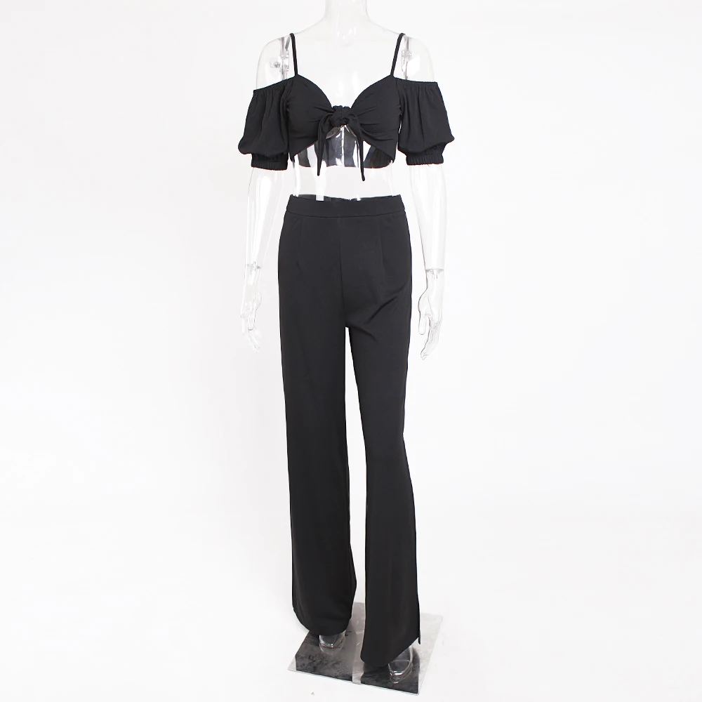 Пикантные Летние черные наряды комплект из 2 предметов с бюстгальтером на плече