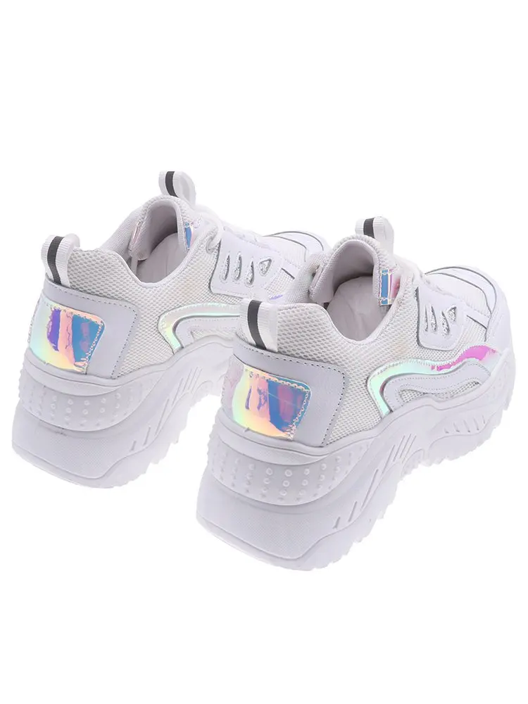 Mhysa Women Sneakers Fashion Casual Shoes Woman Comfortable Breathable Mesh Flats Female Platform vulcanized shoes T1092