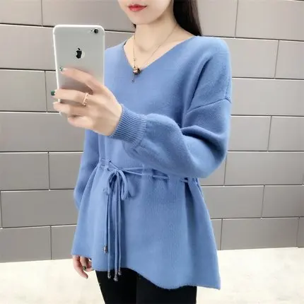 2019 spring and autumn new ladies fashion loose large size sweater | Женская одежда