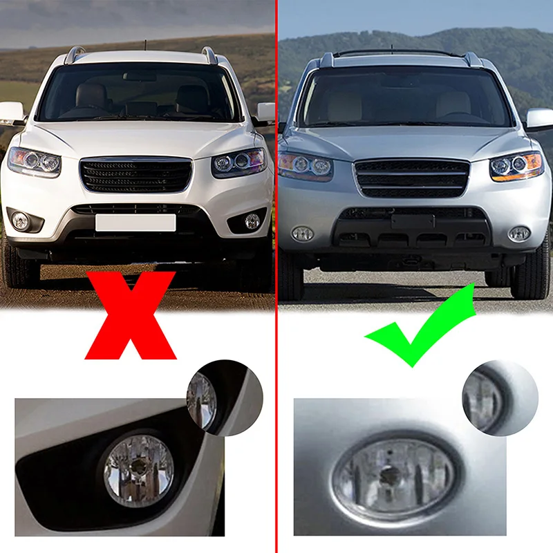 POSSBAY, автомобильные стильные желтые передние противотуманные фары для hyundai Santa Fe(см) 2007 2008 2009, Галогенные Противотуманные фары 12 В