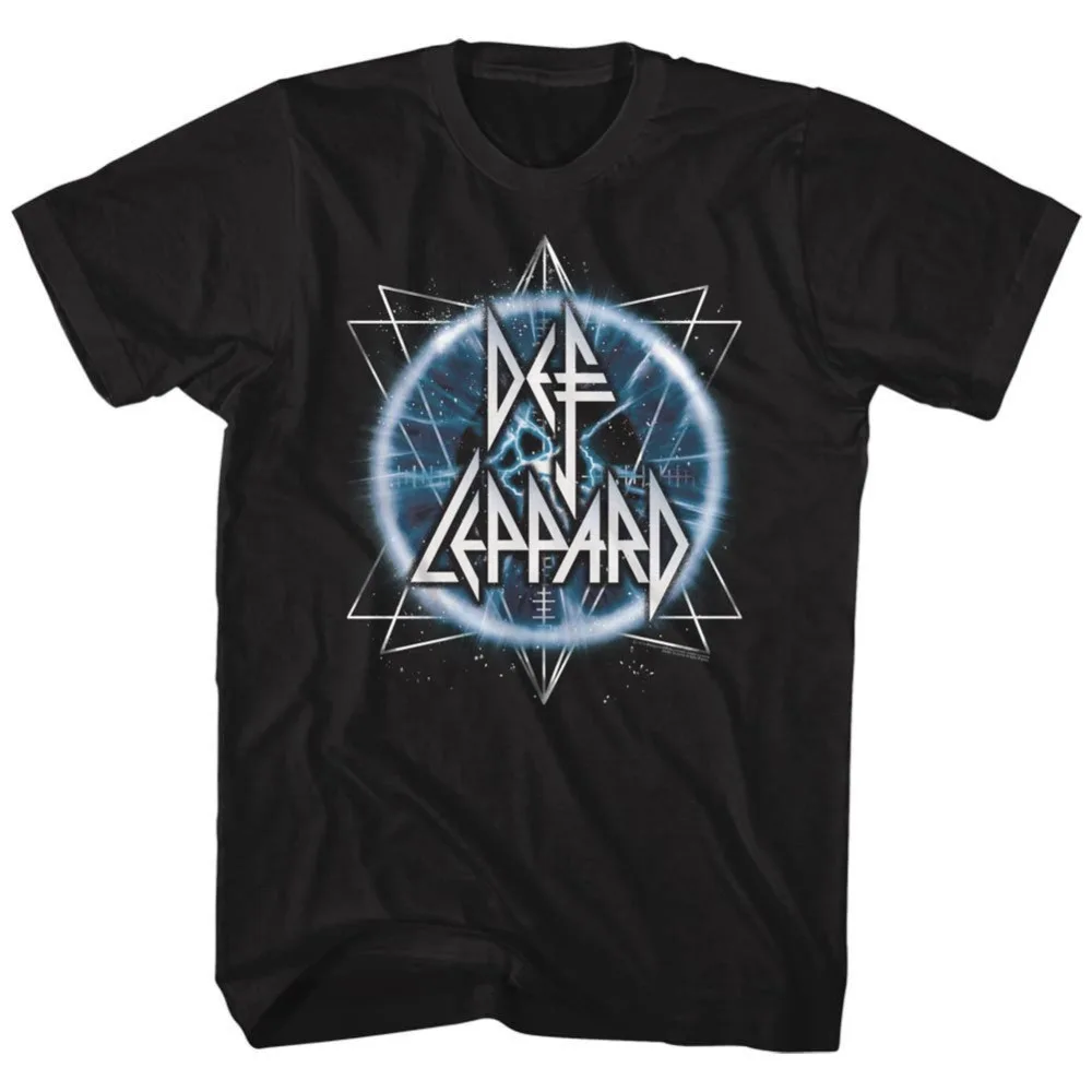 Дизайн свой собственный футболка с круглым вырезом Для мужчин Def Leppard