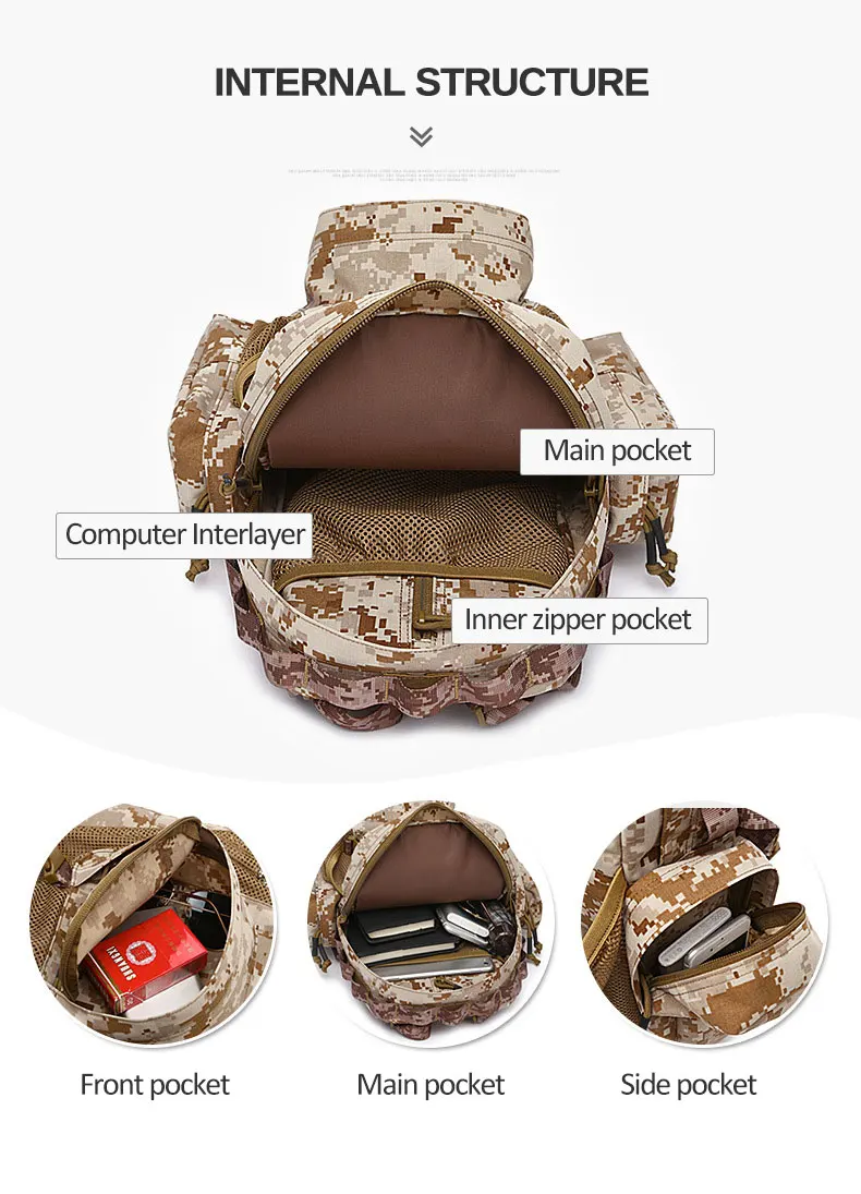 Уличная Военная Тактическая Сумка для охоты кемпинга ноутбука Molle баскетбольный Рюкзак Нейлоновый Водонепроницаемый Военный Рюкзак Спортивная Сумка