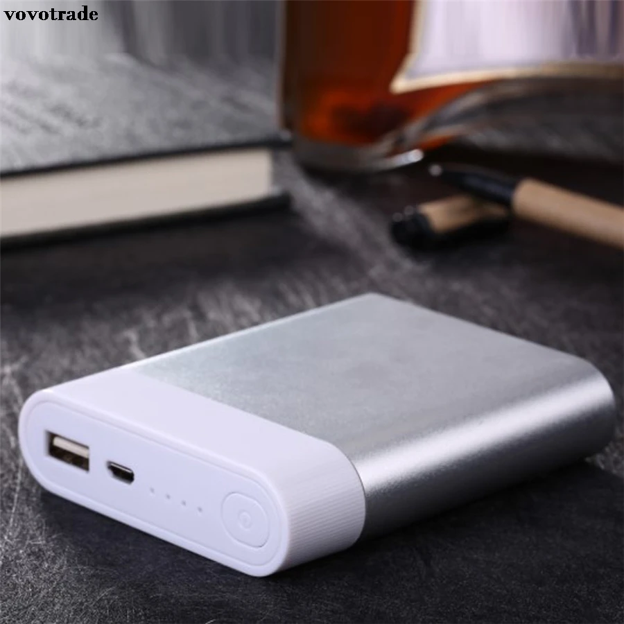 10400mAH DIY 4x18650 батарея USB мобильный Банк питания зарядное устройство коробка