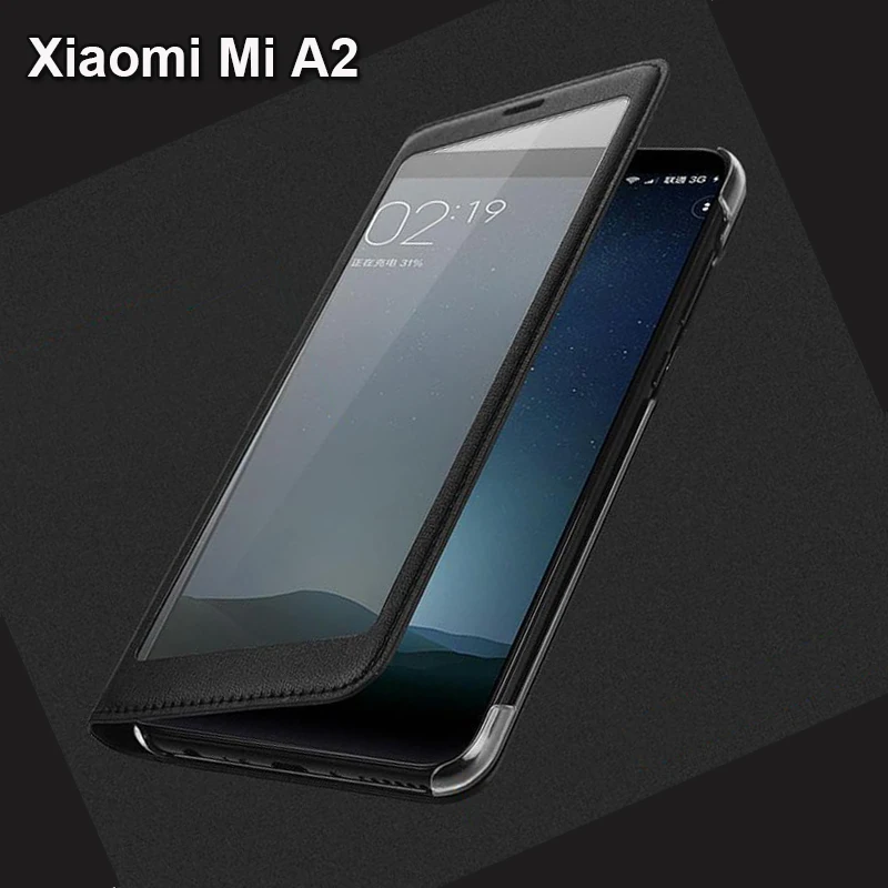 Чехол книжка для xiaomi MI A2/6X/A2 искусственная кожа цвет в ассортименте|Бамперы| |