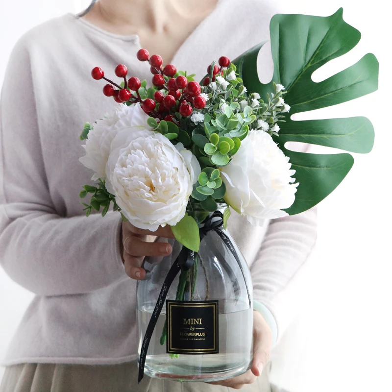 TXMON искусственные цветы шёлковые для украшения большой американское стекло