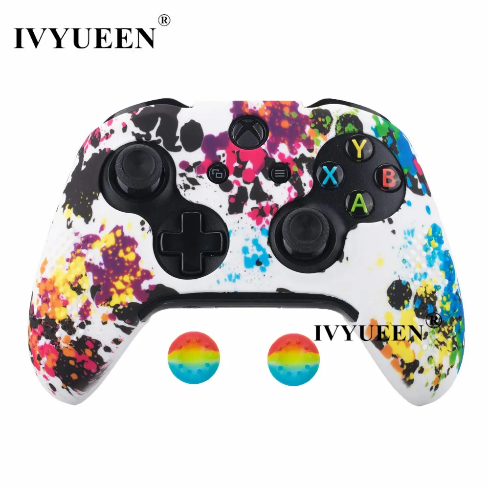 Graffiti A IVYUEEN настраиваемый защитный чехол для microsoft Xbox One X S тонкий контроллер с ручкой для большого пальца - Цвет: Graffiti A