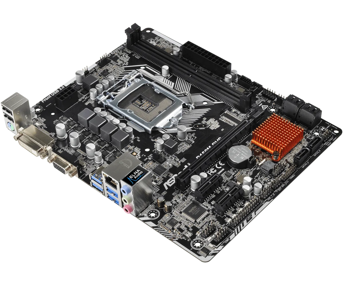 Asrock Женская настольная материнская плата B150 Socket LGA 1151 i3 i5 i7 DDR4 32G SATA3 USB3.0 VGA DVI Micro-ATX |
