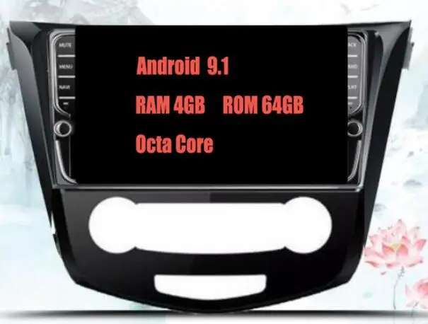9 дюймов Android 9,1 для Nissan X-Trail Rogue Qashqai Xtrail автомобильный DVD gps навигатор головное устройство - Цвет: 9.1 4G-64G 8