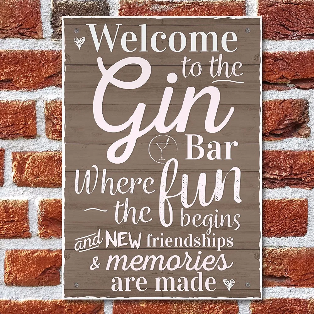 Meijiafei Gin Bar подвесная табличка Алкогольная вечерние НКА новинка знак на день