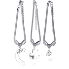 Браслеты дружбы для девочек, браслеты с подвесками в виде сердца Best Friends Forever, большая, средняя, маленькая сестра, ювелирные изделия BFF