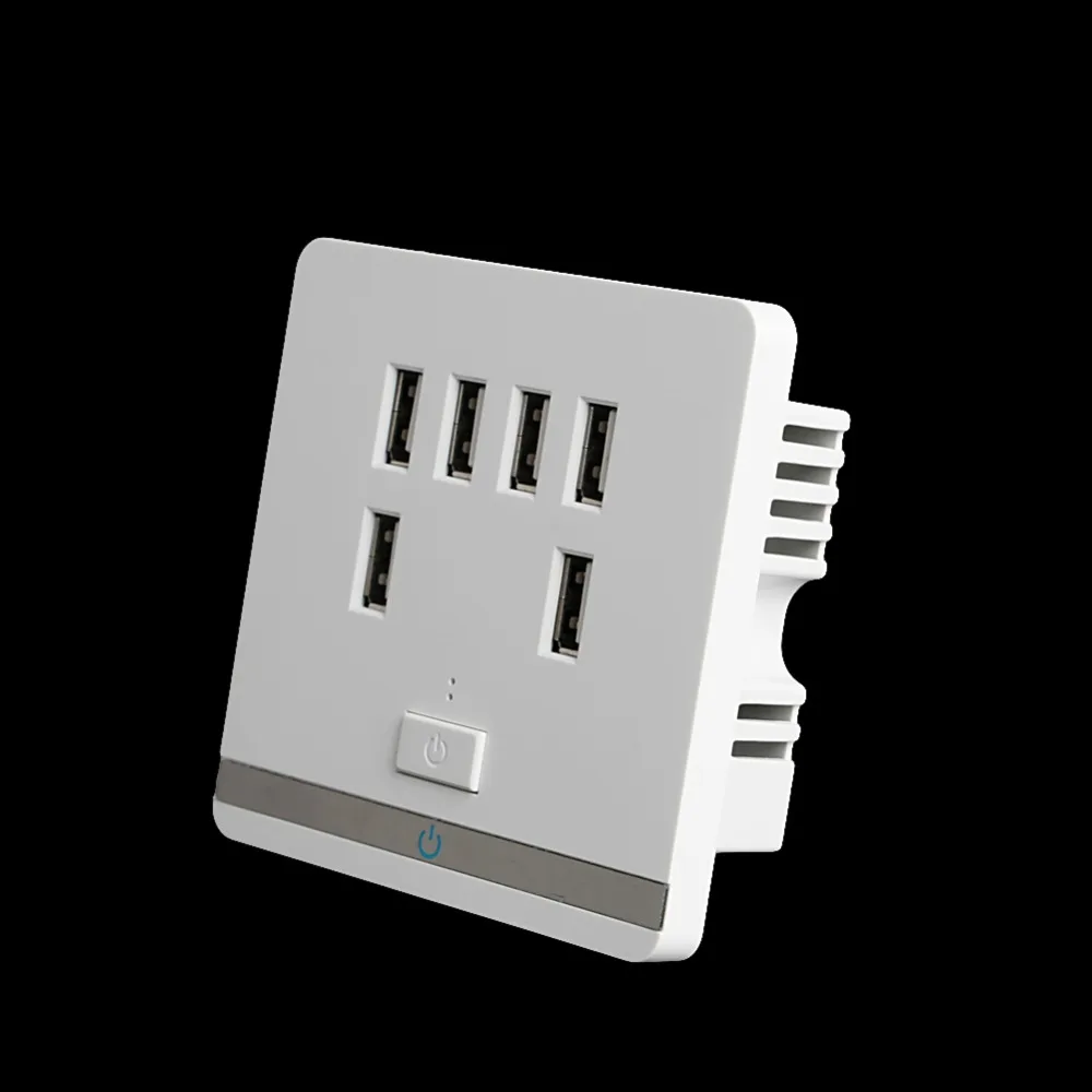 Розетка сетевая с 6 USB-портами 3 4 А | Обустройство дома