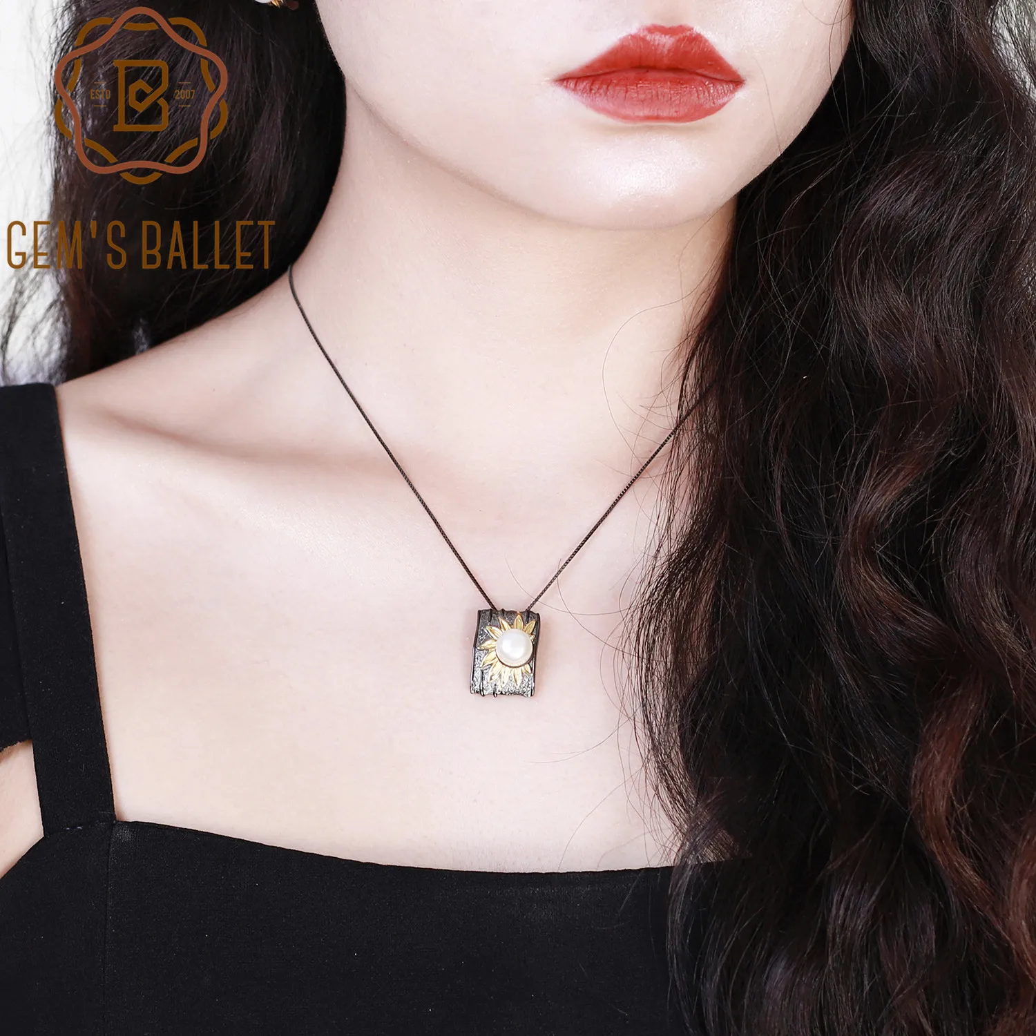 

Ожерелье женское из серебра 925 пробы с натуральным пресноводным жемчугом