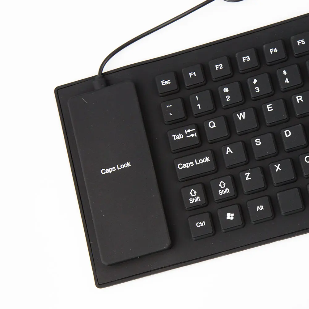 Dmyco 85 клавиш русские клавиши провод USB интерфейс силиконовая клавиатура Русская