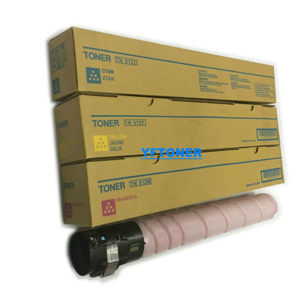 Tn512 цветной тонер картридж для konica minolta обломок копировальной машины|toner cartridge|konica