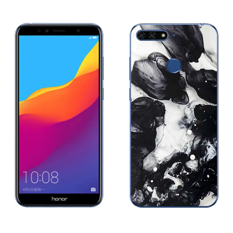 Тпу для Huawei Honor 7A Pro прозрачный силиконовый чехол телефона 5 7 дюйма задняя крышка