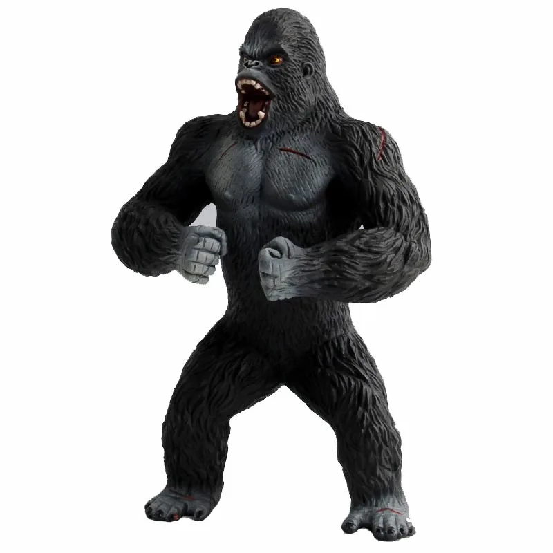 19 см Большой размер King Kong набор игрушек пластиковые игры игрушки парк мира