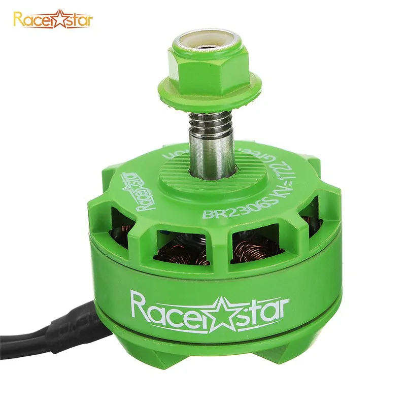 Новый горячий Racerstar 2306 BR2306S Green Edition 1722KV бесщеточный двигатель 4 6 S для RC Дрон FPV Racing