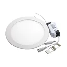 Светодиодный светильник 3 Вт-25 Вт, круглый ультратонкий светильник SMD 2835 с драйвером питания, Потолочная панельная лампа, холодныйестественныйтеплый белый