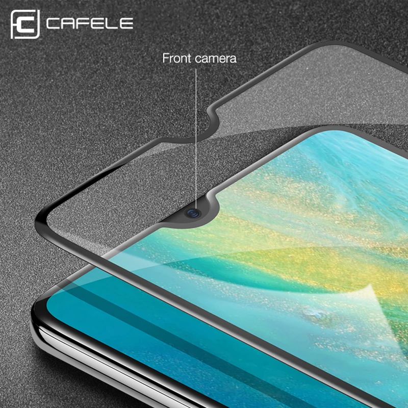 Защитное стекло CAFELE закаленное для Huawei Mate 20 Pro полное покрытие 6D Edge HD прозрачная
