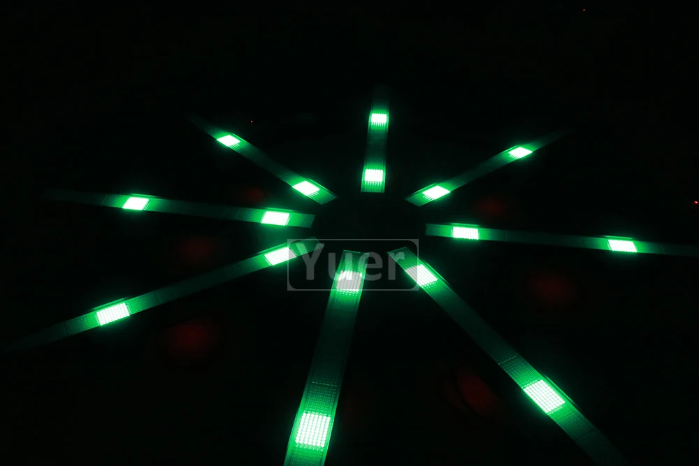 4Pcs/Lot 840Pcs LED RGB Pixel Strobe Wall Washer Light LED Bar DMX DJ Equipment Disco Strobe Full Color Lights Wash Wall Light