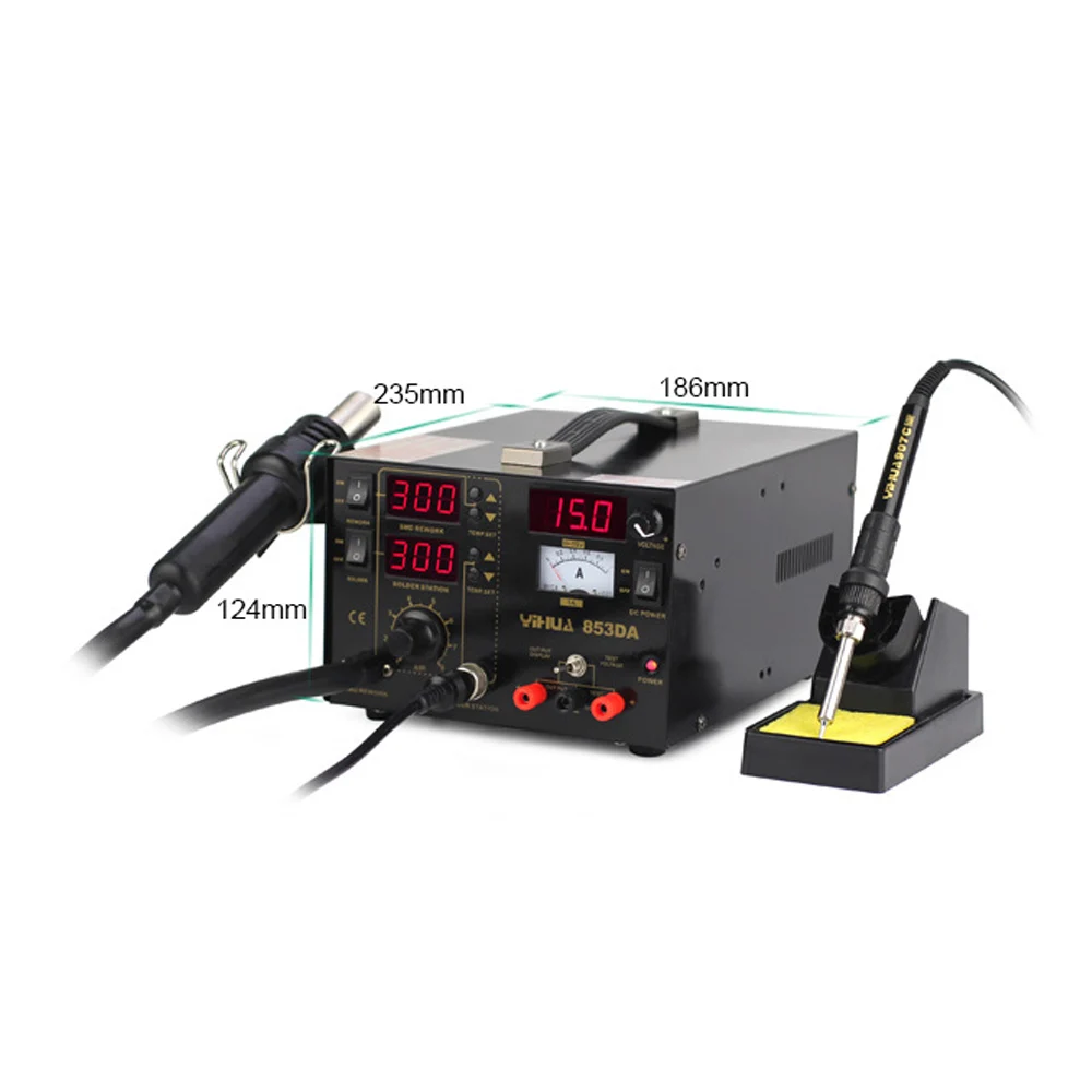 Горячий воздух сварочный пистолет Triad цифровой дисплей Тепловая пушка