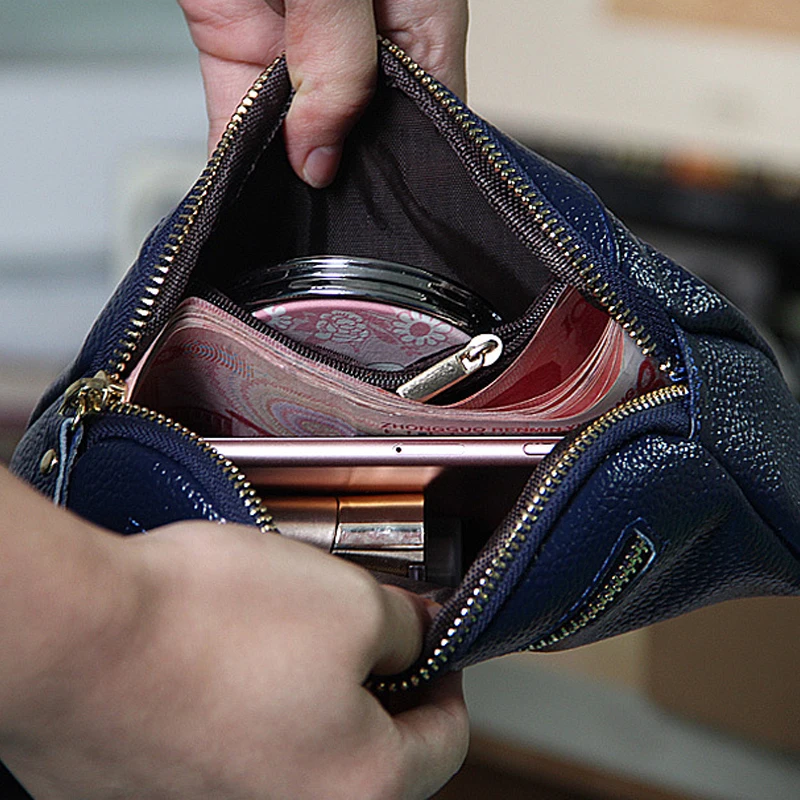 Женские кошельки большой емкости Дамский клатч женские модные кожаные сумки